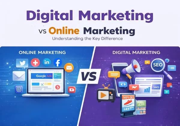 Online Marketing vs Digital Marketing: What’s the Difference?
