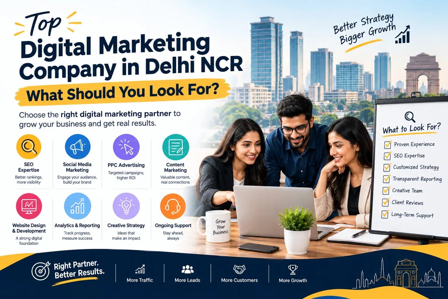 Top Digital Marketing Company in Delhi NCR: What Should You Look For?