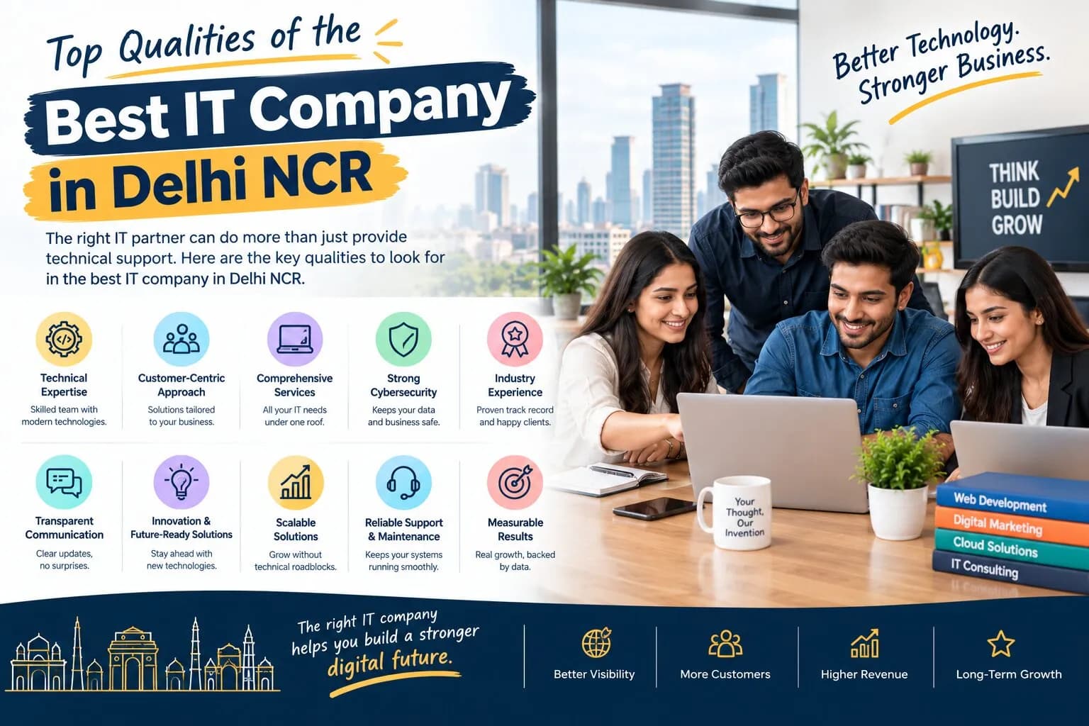 Top Qualities of the Best IT Company in Delhi NCR