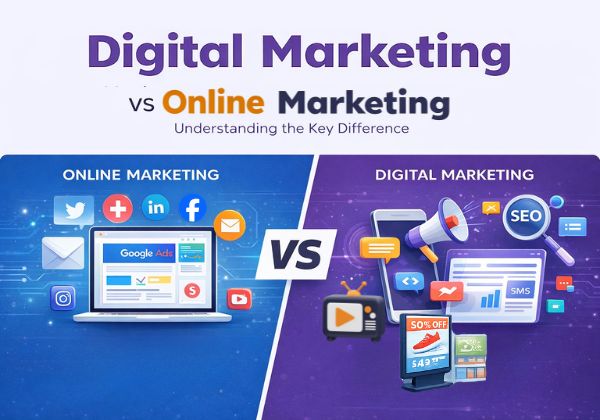 Online Marketing vs Digital Marketing: What’s the Difference?